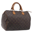LOUIS VUITTON Monogram Speedy 30 Hand Bag M41526 LV Auth 209251-1