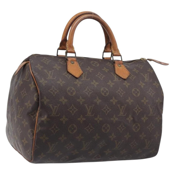 LOUIS VUITTON Monogram Speedy 30 Hand Bag M41526 LV Auth 209251