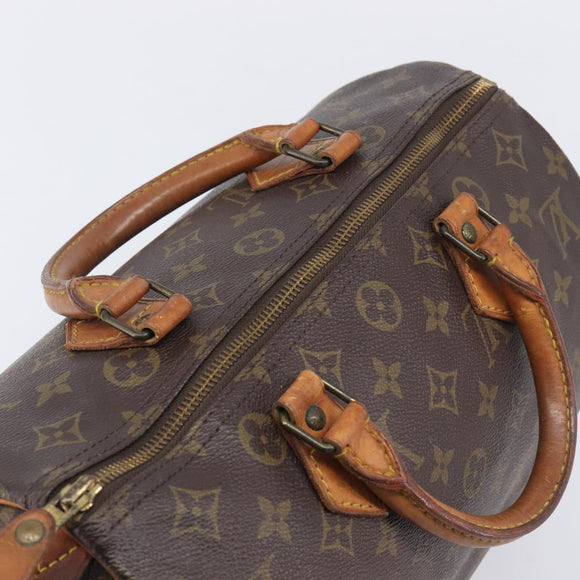 LOUIS VUITTON Monogram Speedy 30 Hand Bag M41526 LV Auth 209251