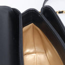 CHANEL Matelasse Trendy CC Chain Bag Lamb Skin Black Gold CC Auth 209257SAM-21