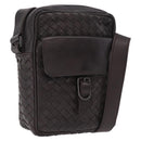 Bottega Veneta INTRECCIATO Shoulder Bag Leather Brown 113092 Auth 209265V-1