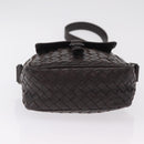 Bottega Veneta INTRECCIATO Shoulder Bag Leather Brown 113092 Auth 209265V-12