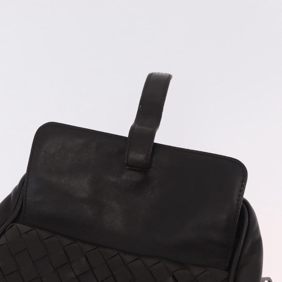 Bottega Veneta INTRECCIATO Shoulder Bag Leather Brown 113092 Auth 209265V