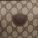 GUCCI GG Supreme Web Sherry Line Bag PVC 2way Beige 002 115 6697 Auth 209269-19