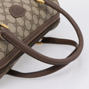 GUCCI GG Supreme Web Sherry Line Bag PVC 2way Beige 002 115 6697 Auth 209269-7
