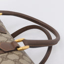 GUCCI GG Supreme Web Sherry Line Bag PVC 2way Beige 002 115 6697 Auth 209269-14