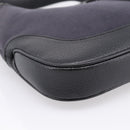 GUCCI Jackie Shoulder Bag Wool Black Silver 001 3306 Auth 209271V-16