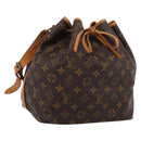 LOUIS VUITTON Monogram Petit Noe Shoulder Bag M42226 LV Auth 209275V-1