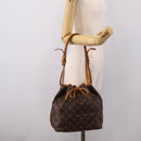 LOUIS VUITTON Monogram Petit Noe Shoulder Bag M42226 LV Auth 209275V-20