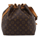 LOUIS VUITTON Monogram Petit Noe Shoulder Bag M42226 LV Auth 209275V-2