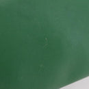 CELINE Trio Shoulder Bag Leather Green Gold Auth 209280-4