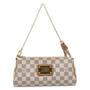 LOUIS VUITTON Damier Azur Eva Shoulder Bag 2way N55214 LV Auth 209283V-2