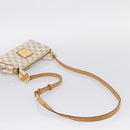 LOUIS VUITTON Damier Azur Eva Shoulder Bag 2way N55214 LV Auth 209283V-9