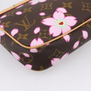 LOUIS VUITTON Monogram Cherry Blossom Pochette Pouch M92006 LV Auth 209287SAM-17