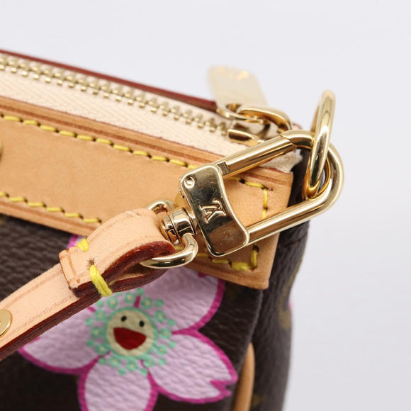 LOUIS VUITTON Monogram Cherry Blossom Pochette Pouch M92006 LV Auth 209287SAM