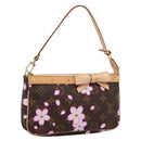 LOUIS VUITTON Monogram Cherry Blossom Pochette Pouch M92006 LV Auth 209287SAM-1