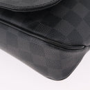 LOUIS VUITTON Damier Graphite District PM Shoulder Bag N41260 LV Auth 209291A-15