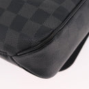 LOUIS VUITTON Damier Graphite District PM Shoulder Bag N41260 LV Auth 209291A-18