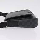 LOUIS VUITTON Damier Graphite District PM Shoulder Bag N41260 LV Auth 209291A-4