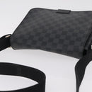 LOUIS VUITTON Damier Graphite District PM Shoulder Bag N41260 LV Auth 209291A-6