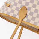 LOUIS VUITTON Damier Azur Neverfull MM Tote Bag N41605 LV Auth 209293-19