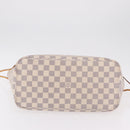 LOUIS VUITTON Damier Azur Neverfull MM Tote Bag N41605 LV Auth 209293-7