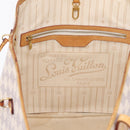 LOUIS VUITTON Damier Azur Neverfull MM Tote Bag N41605 LV Auth 209293-11