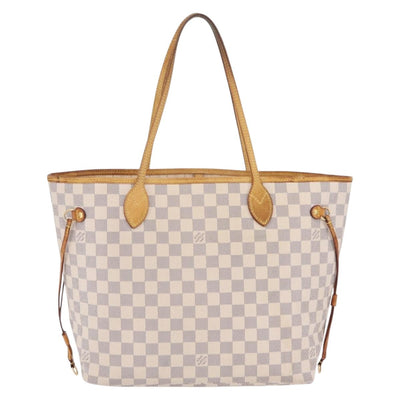 LOUIS VUITTON Damier Azur Neverfull MM Tote Bag N41605 LV Auth 209293 - 0