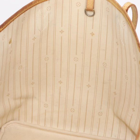 LOUIS VUITTON Damier Azur Neverfull MM Tote Bag N41605 LV Auth 209293