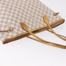 LOUIS VUITTON Damier Azur Neverfull MM Tote Bag N41605 LV Auth 209293-14