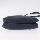 PRADA Shoulder Bag Jacquard Navy Gold Auth 209294A-5