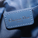 Christian Dior Trotter Canvas Accessory Pouch Navy Silver Auth 209296-19