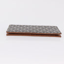 Goyard Herringbone Sun Rock Long Wallet PVC Leather Black Auth 209297M-4