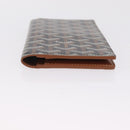 Goyard Herringbone Sun Rock Long Wallet PVC Leather Black Auth 209297M-7