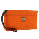 LOUIS VUITTON Cruise line Pochette Scuba Pouch Canvas Orange LV Auth 209298-1