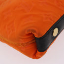 LOUIS VUITTON Cruise line Pochette Scuba Pouch Canvas Orange LV Auth 209298-10