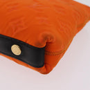LOUIS VUITTON Cruise line Pochette Scuba Pouch Canvas Orange LV Auth 209298-15
