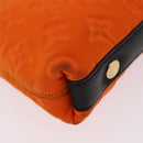 LOUIS VUITTON Cruise line Pochette Scuba Pouch Canvas Orange LV Auth 209298-16