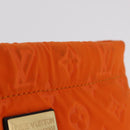 LOUIS VUITTON Cruise line Pochette Scuba Pouch Canvas Orange LV Auth 209298-2