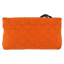 LOUIS VUITTON Cruise line Pochette Scuba Pouch Canvas Orange LV Auth 209298-3