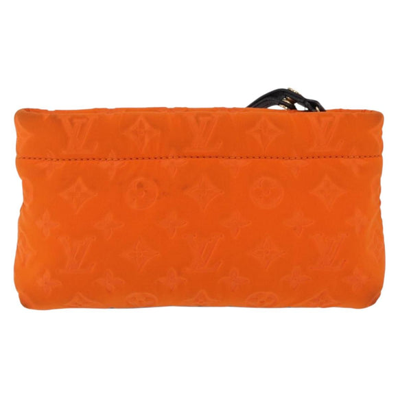 LOUIS VUITTON Cruise line Pochette Scuba Pouch Canvas Orange LV Auth 209298
