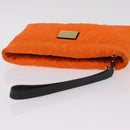 LOUIS VUITTON Cruise line Pochette Scuba Pouch Canvas Orange LV Auth 209298-7