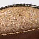LOUIS VUITTON Monogram Trousse Demi Ronde Cosmetic Pouch M47520 LV Auth 209301-9