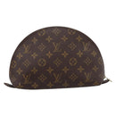 LOUIS VUITTON Monogram Trousse Demi Ronde Cosmetic Pouch M47520 LV Auth 209301-2