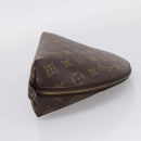 LOUIS VUITTON Monogram Trousse Demi Ronde Cosmetic Pouch M47520 LV Auth 209301-4