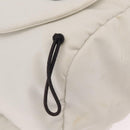 CHANEL Sports Line Shoulder Bag Nylon White Silver CC Auth 209311-12