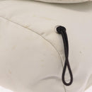 CHANEL Sports Line Shoulder Bag Nylon White Silver CC Auth 209311-13