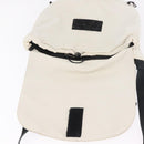 CHANEL Sports Line Shoulder Bag Nylon White Silver CC Auth 209311-18