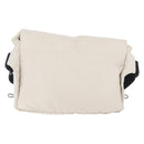 CHANEL Sports Line Shoulder Bag Nylon White Silver CC Auth 209311-3