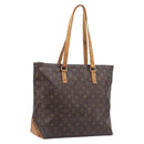 LOUIS VUITTON Monogram Cabas Mezzo Tote Bag M51151 LV Auth 209319-1